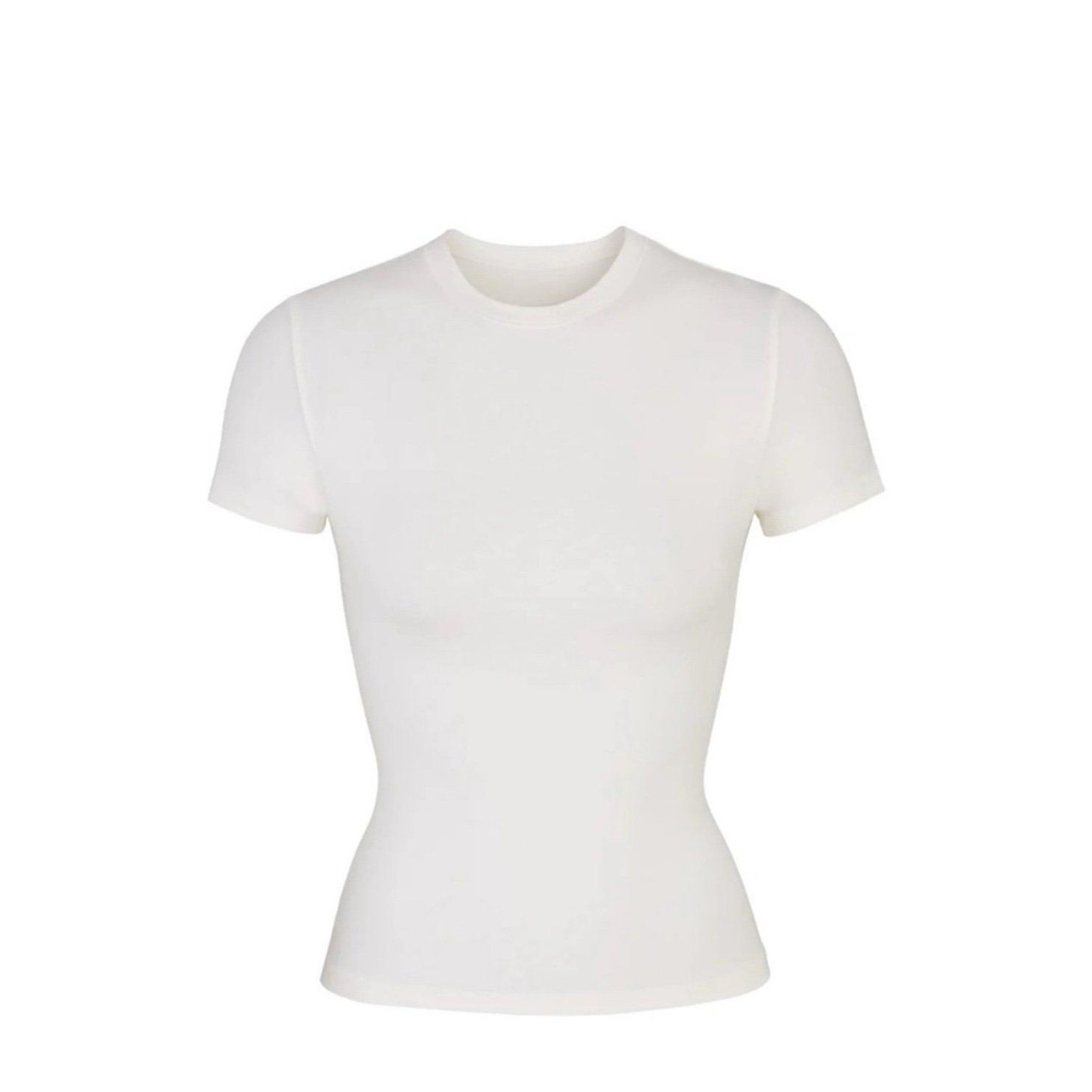 Skims Cotton Jersey T-Shirt Marble Xs